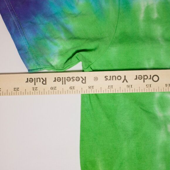 NWT Buc-ee’s Peace Love & Mardi Gras Tie Dye Double Sided T-Shirt Size Med. (B5) - Picture 10 of 10